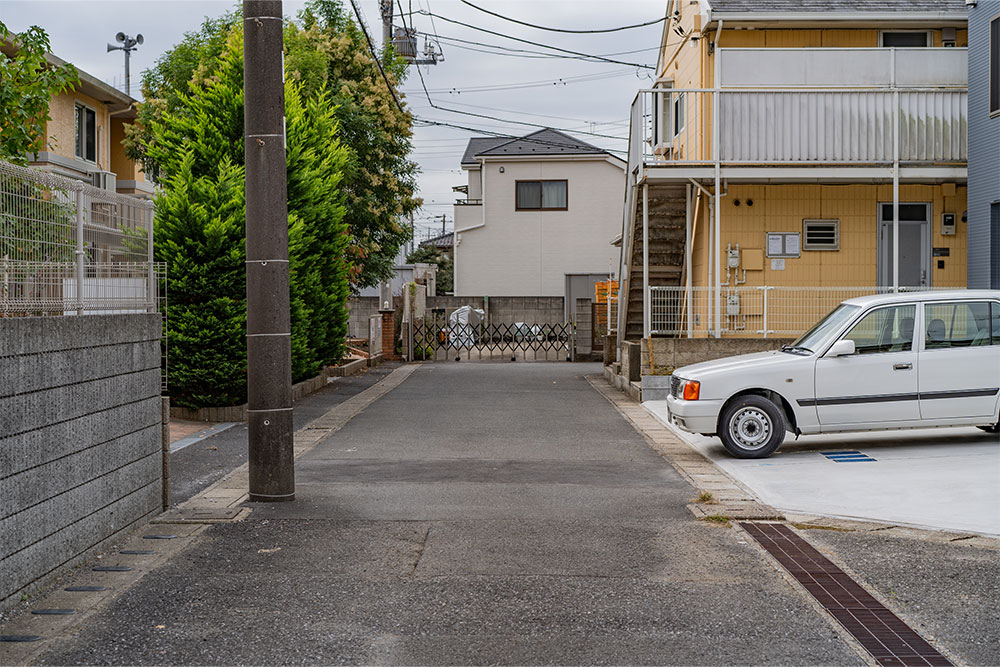 前面道路の様子