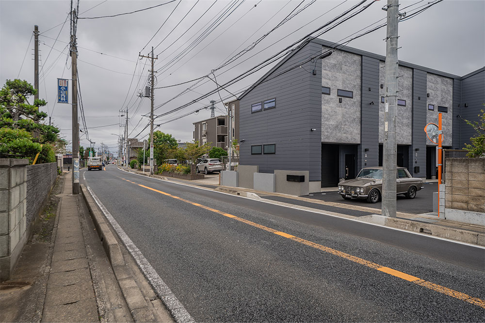 前面道路の様子