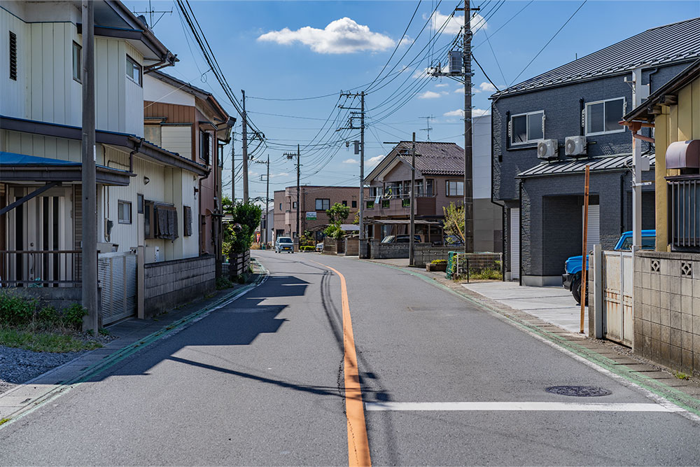 前面道路の様子