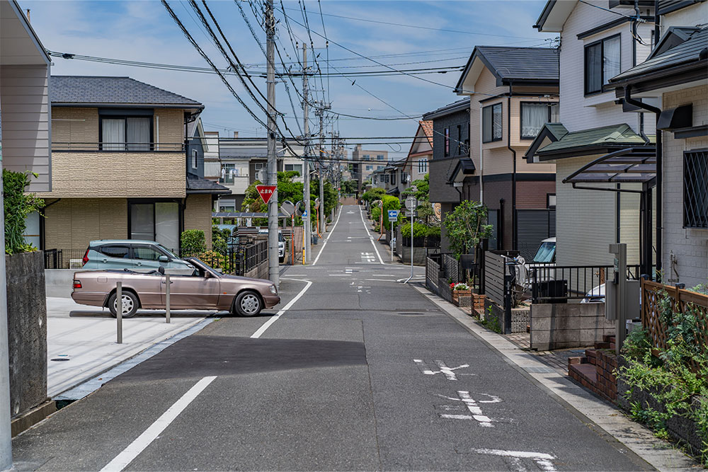 前面道路の様子