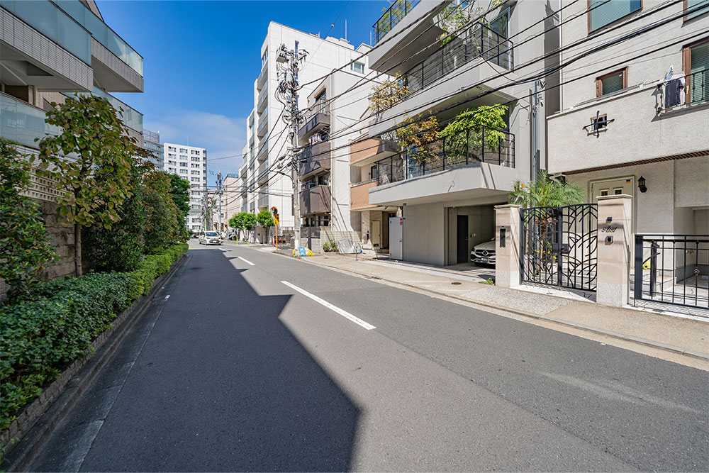 前面道路の様子