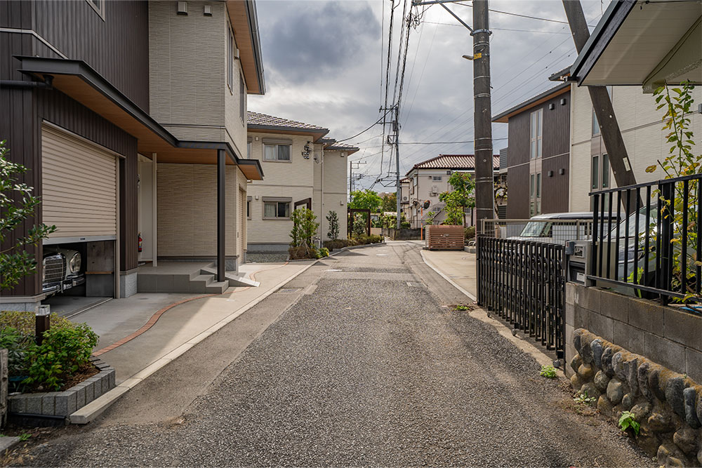 前面道路の様子