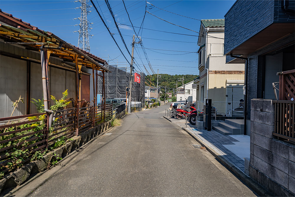 前面道路の様子