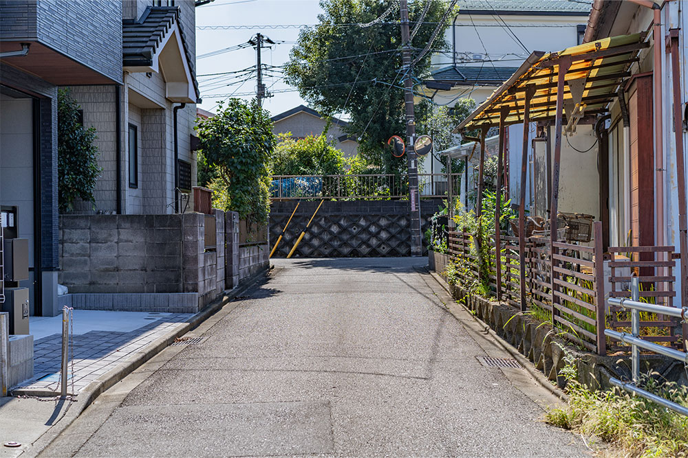 前面道路の様子