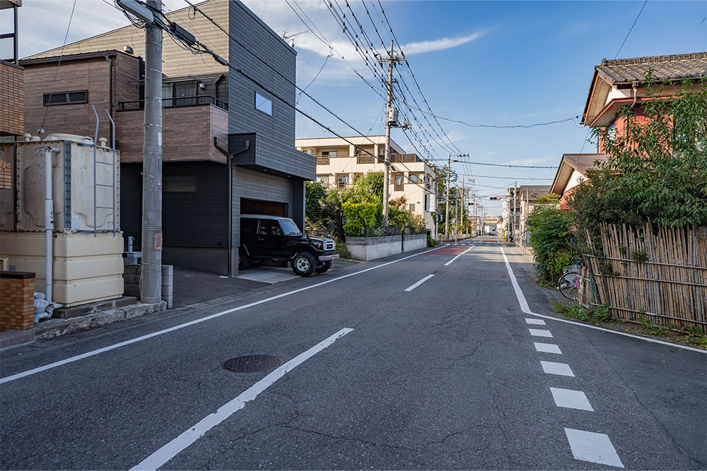 前面道路の様子