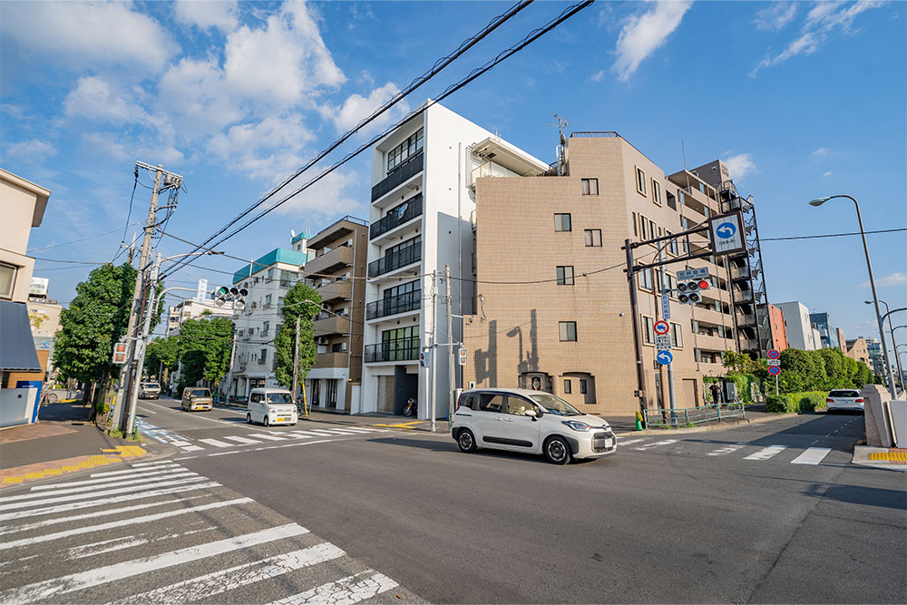 前面道路の様子