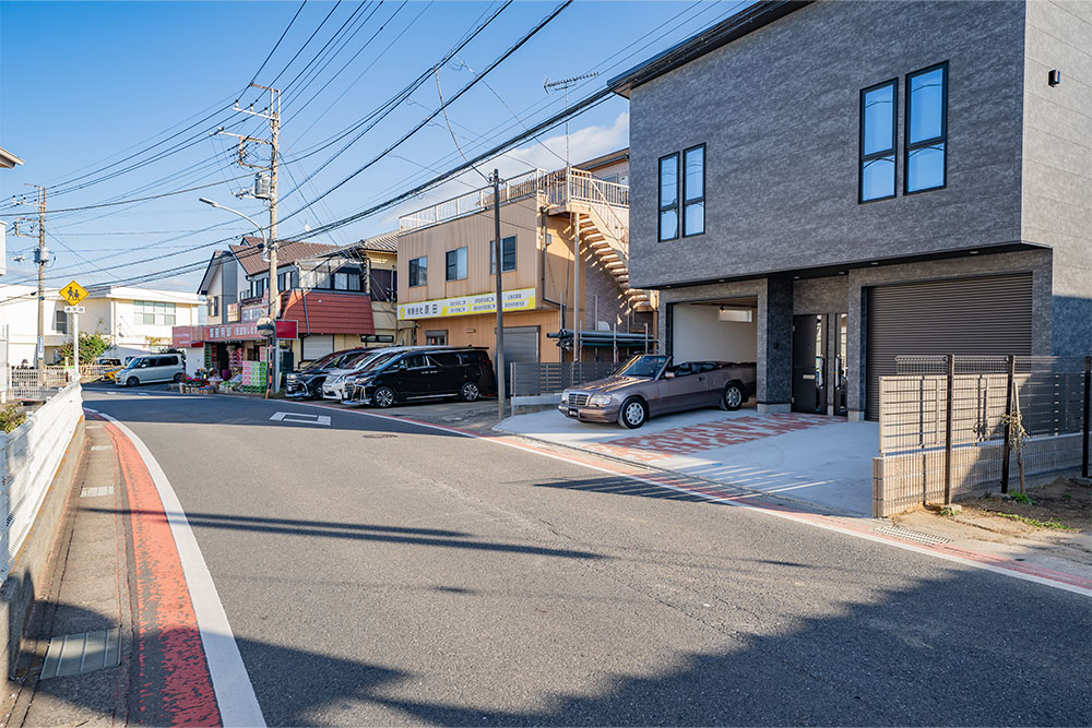 前面道路の様子