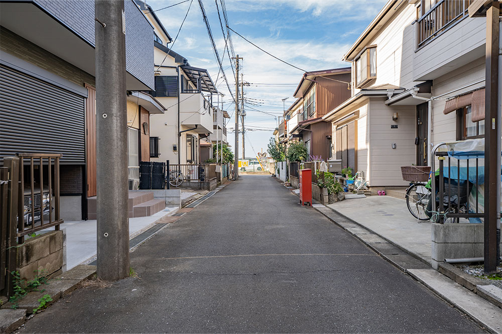 前面道路の様子