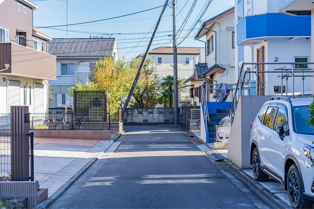 前面道路の様子