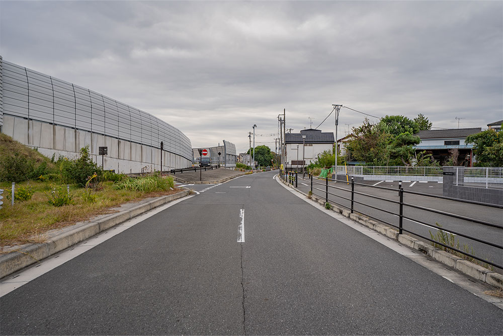 前面道路の様子