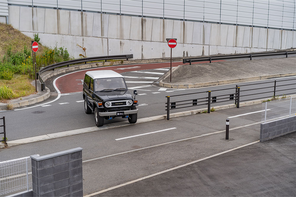 前面道路の様子