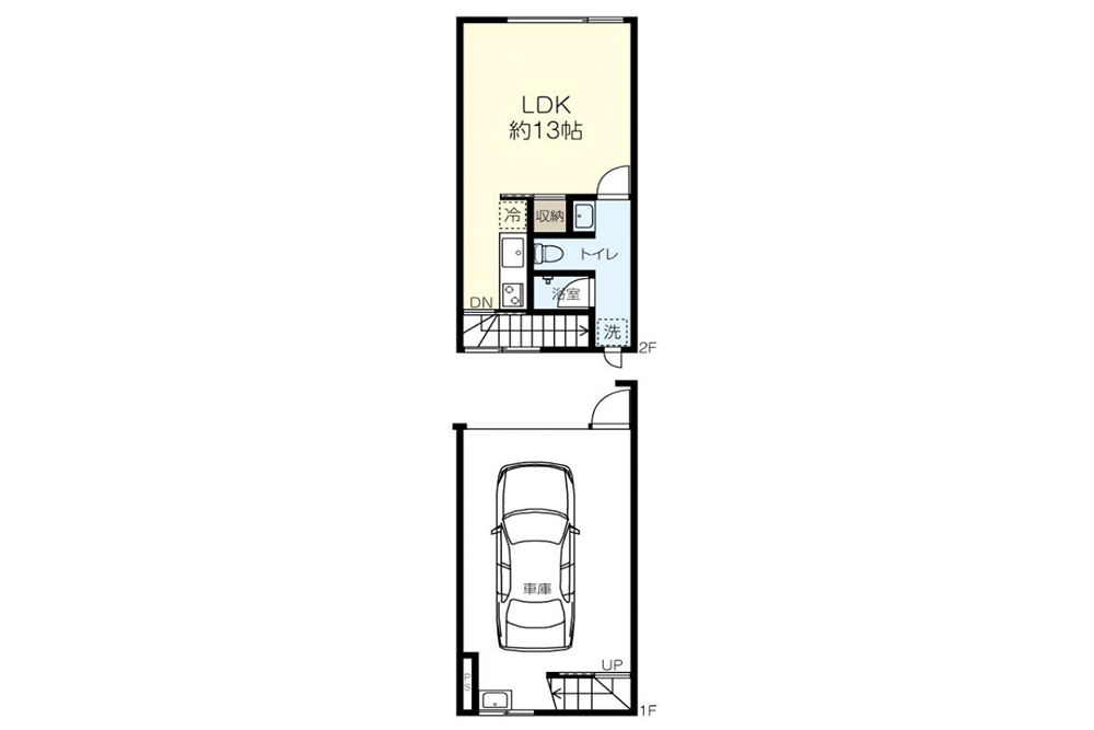 C号室の間取図