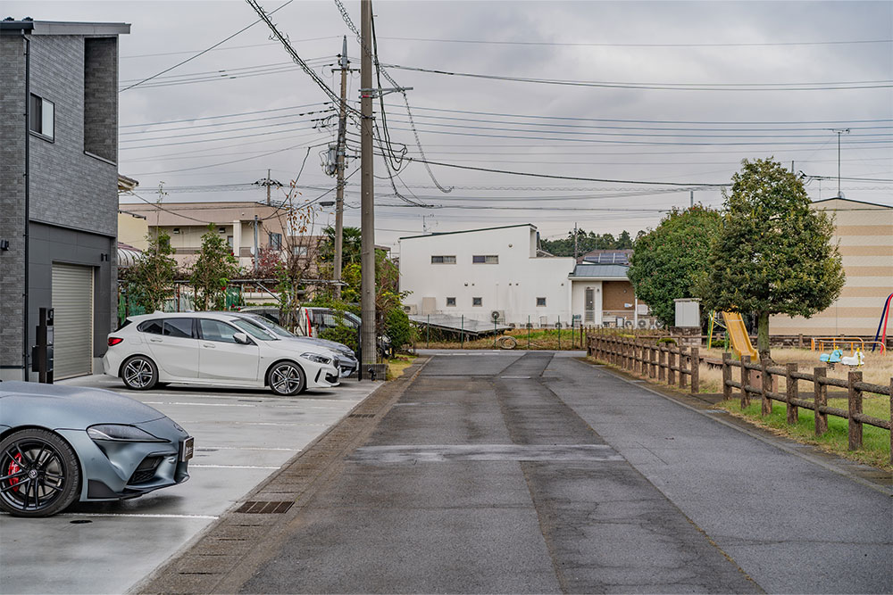 前面道路の様子