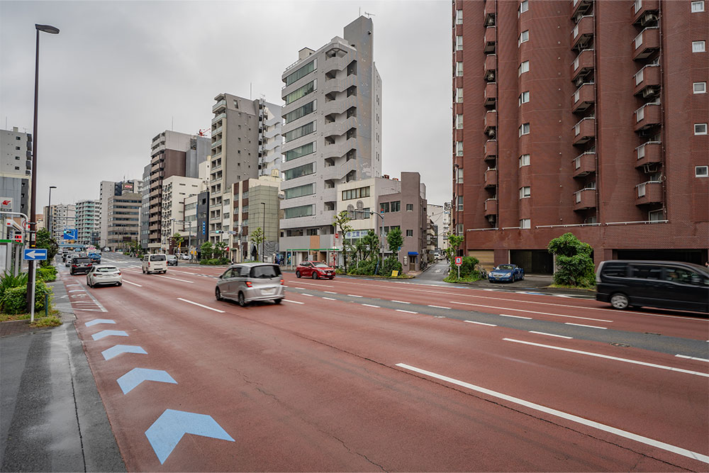 前面道路の様子