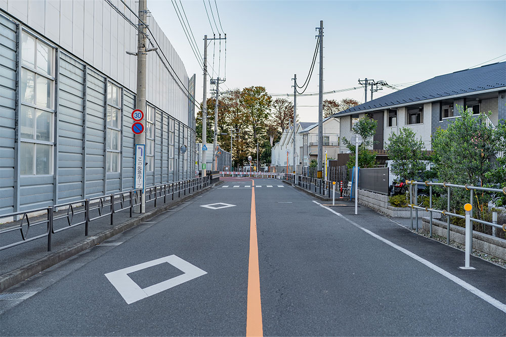 前面道路の様子