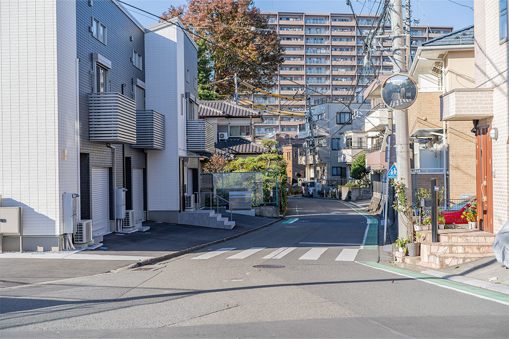 前面道路の様子