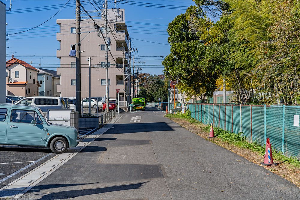 前面道路の様子