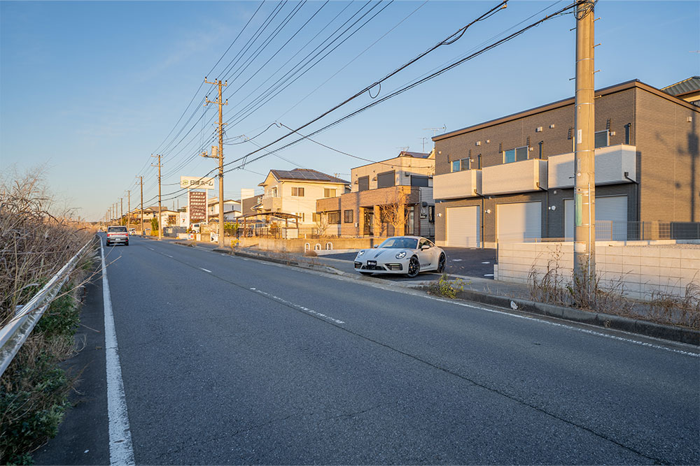 前面道路の様子