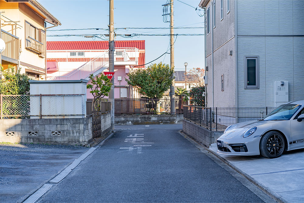 前面道路の様子