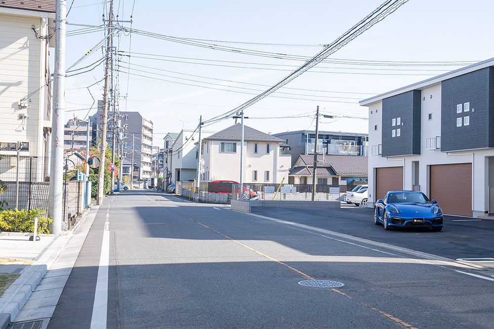 前面道路の様子