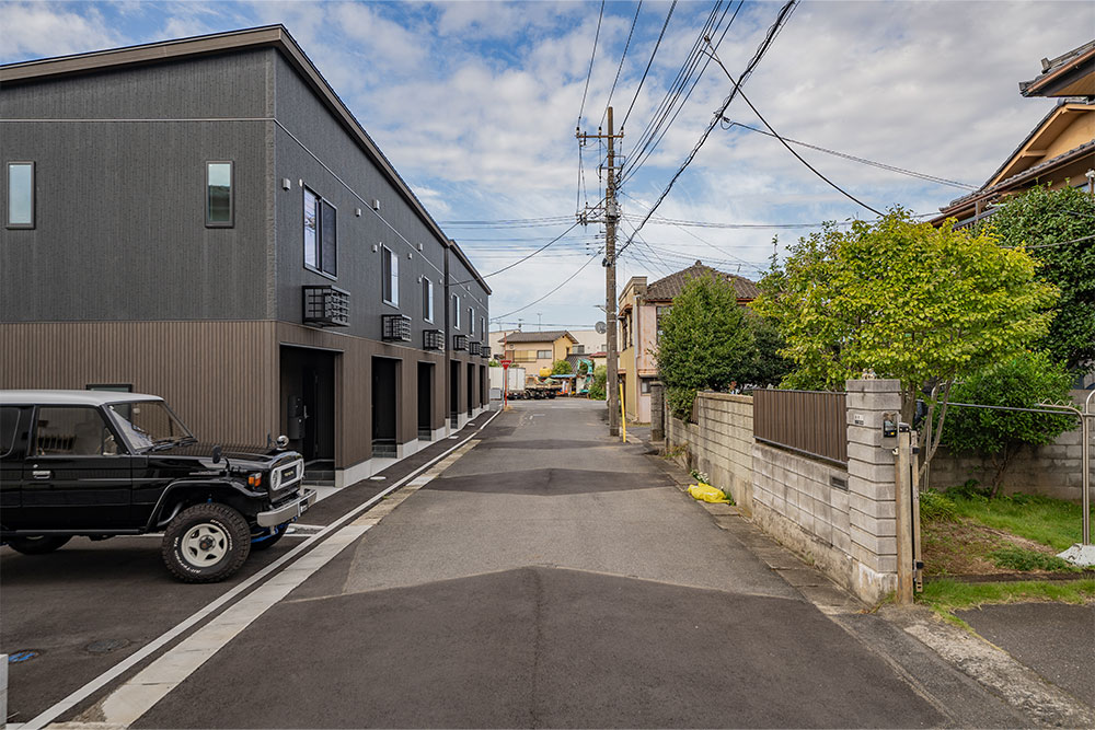 前面道路の様子