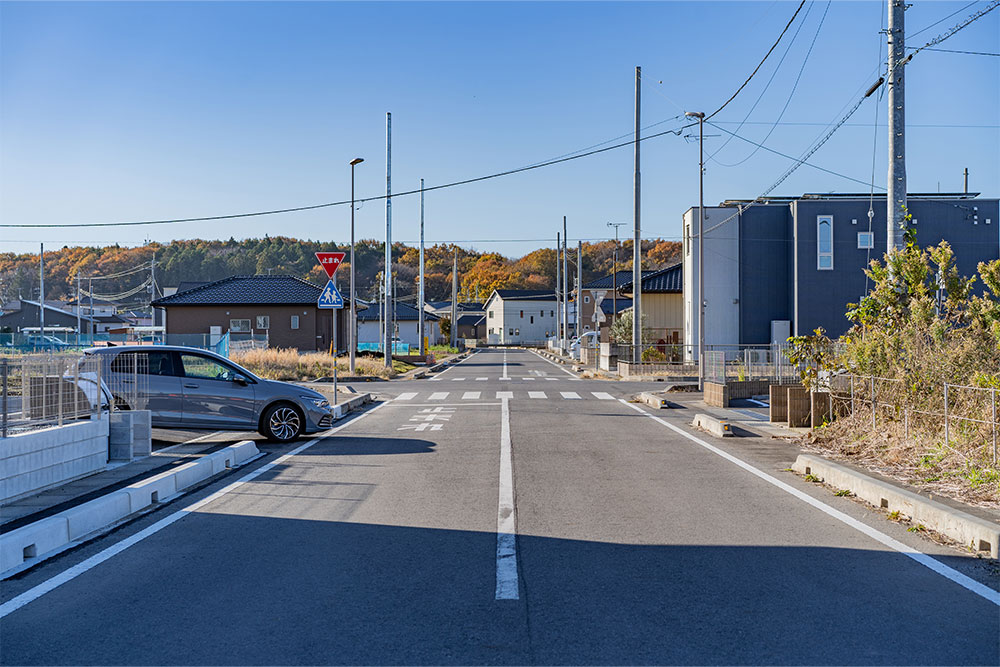 前面道路の様子