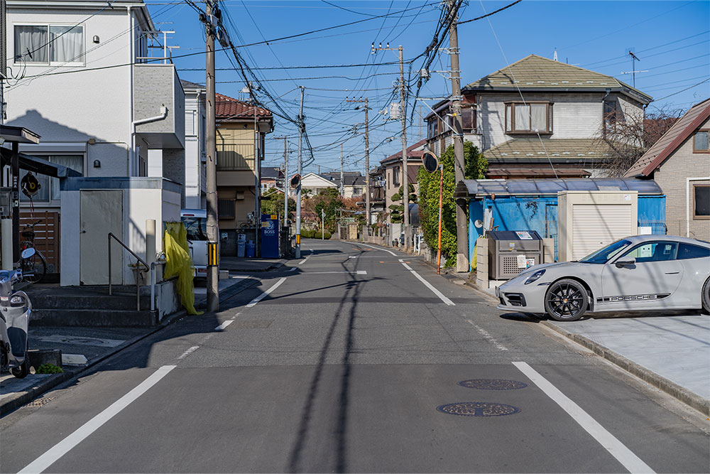 前面道路の様子