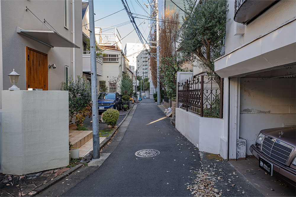 前面道路の様子