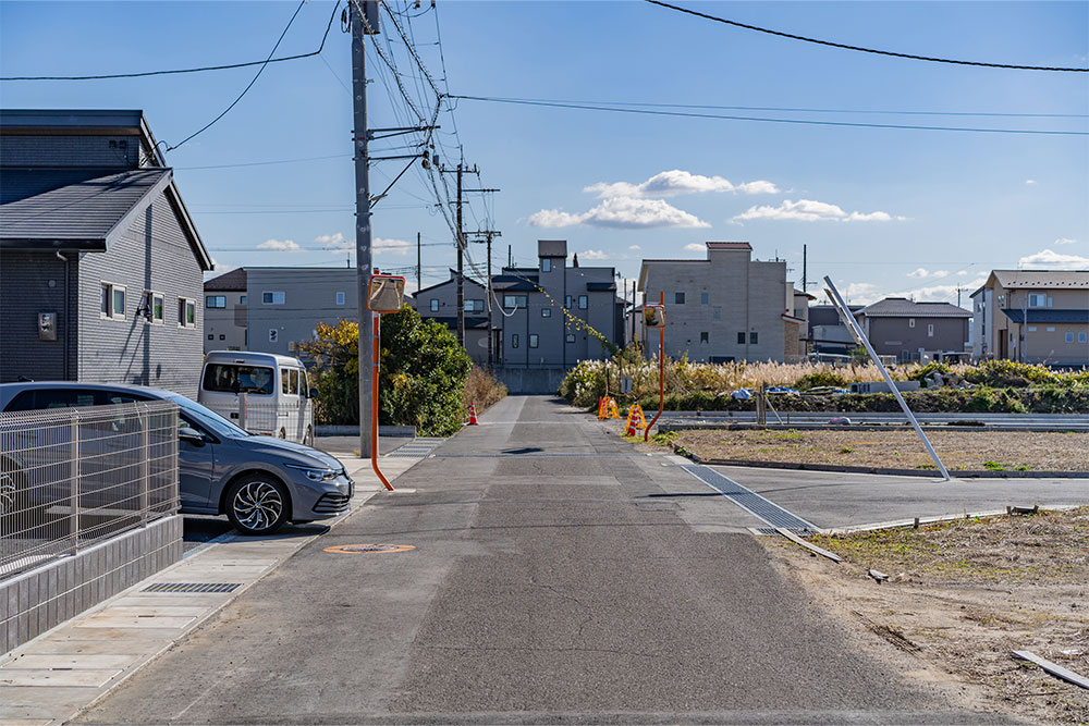 前面道路の様子