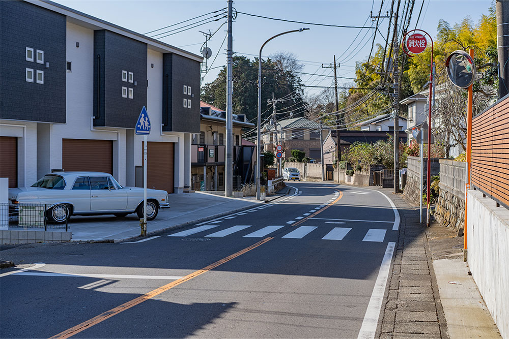 前面道路の様子