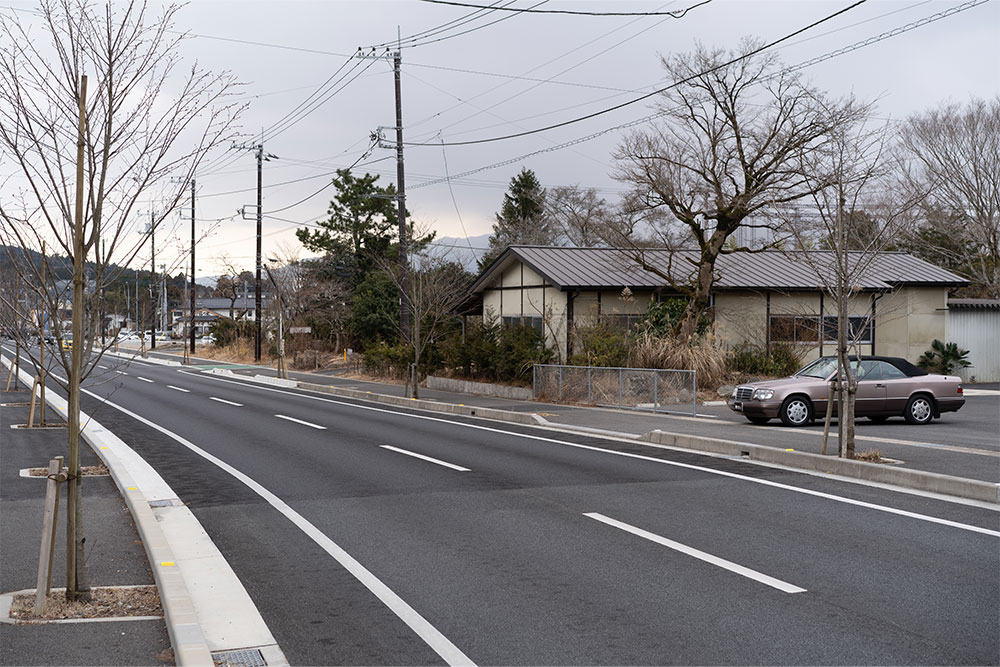 前面道路の様子