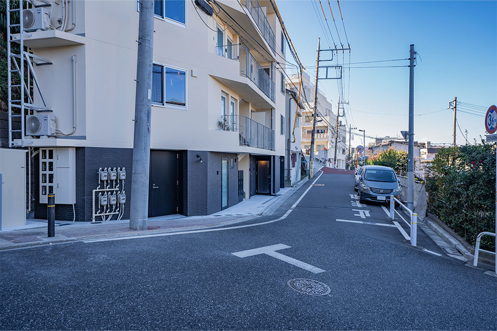 前面道路の様子