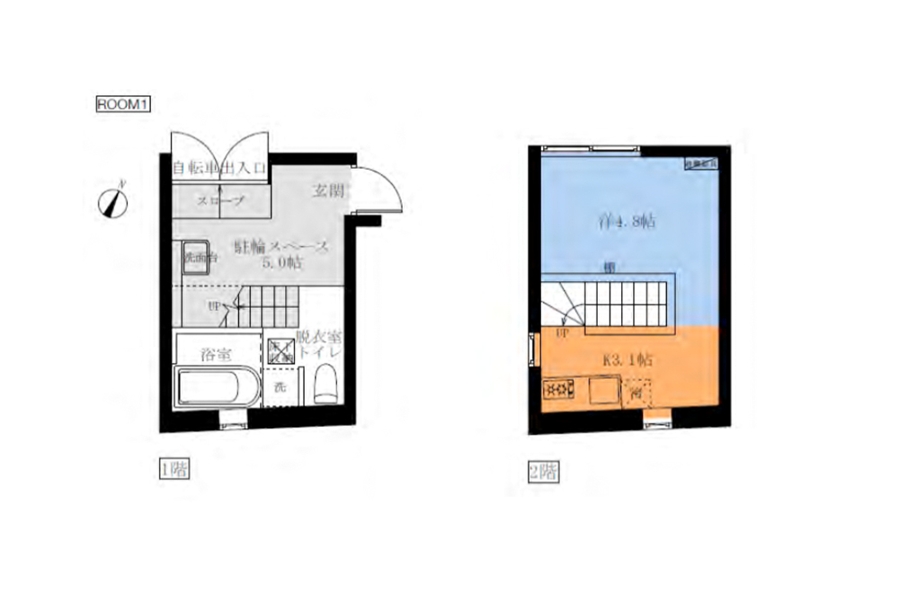 ROOM1の間取図