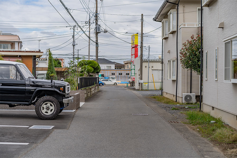 前面道路の様子