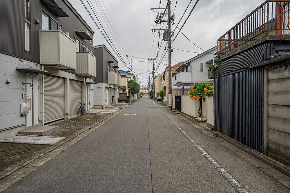 前面道路の様子