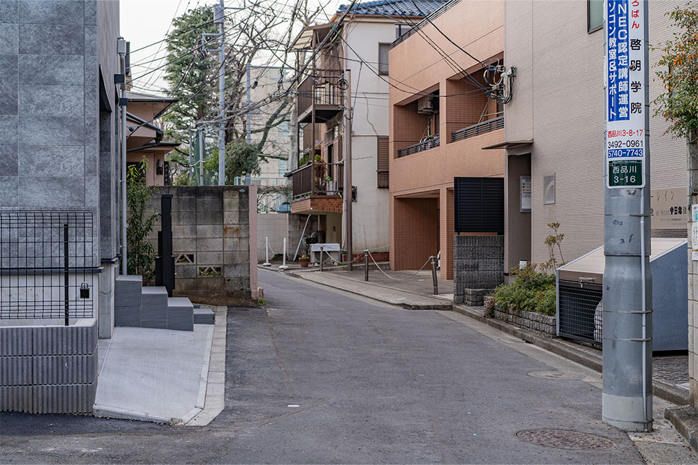 前面道路の様子