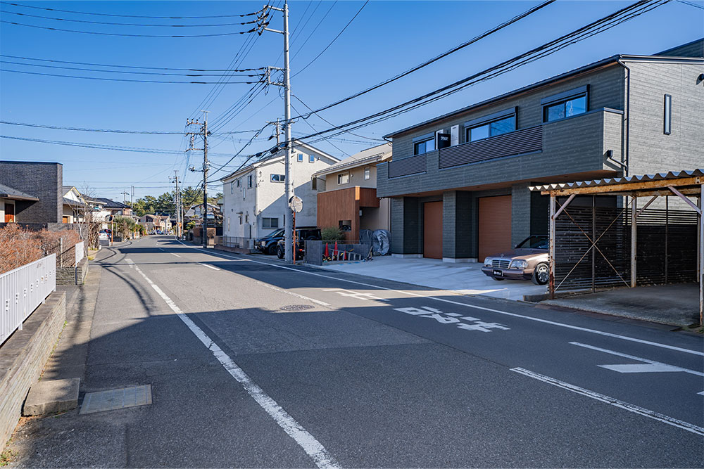 前面道路の様子