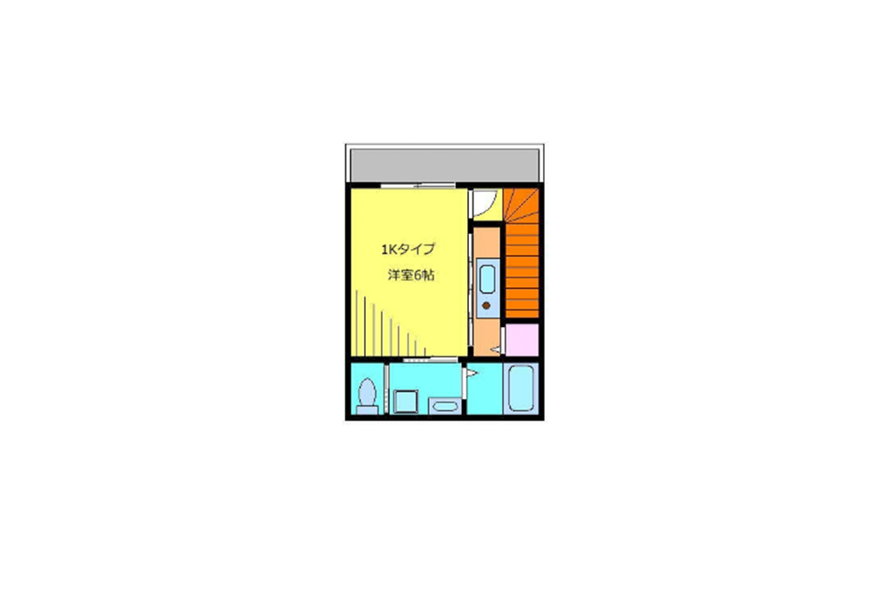 201号室の間取図