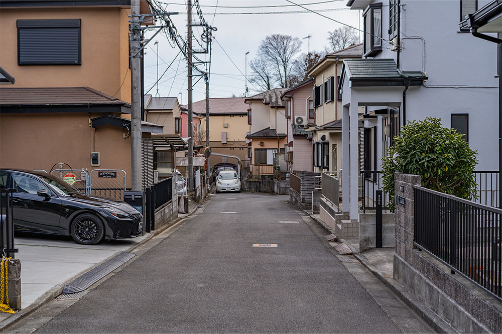 前面道路の様子