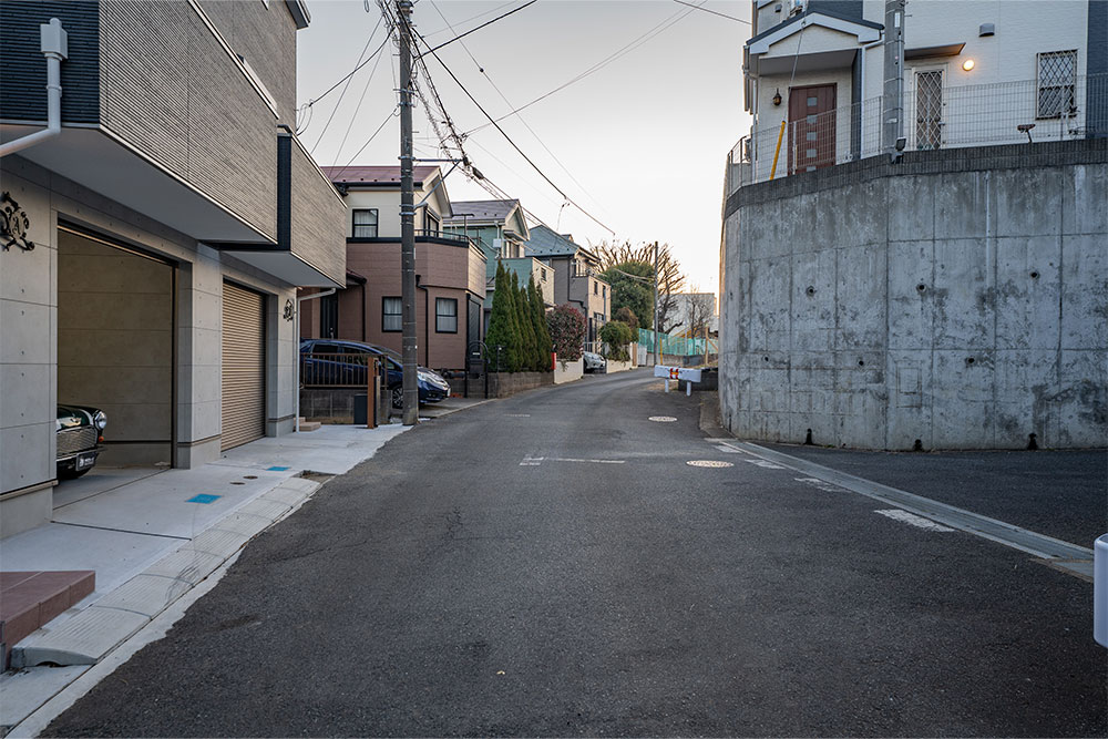 前面道路の様子