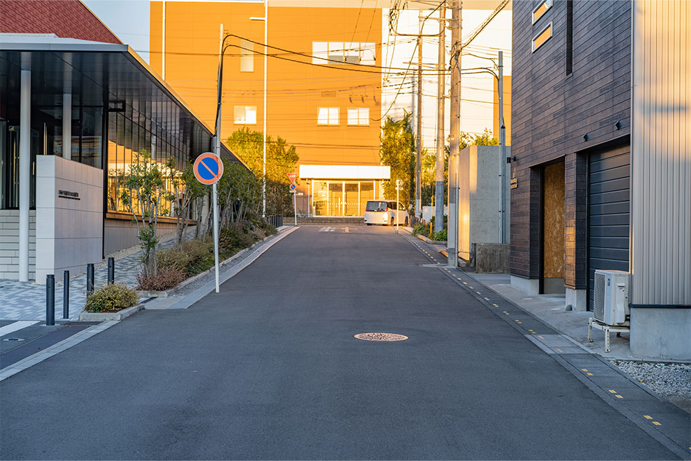 前面道路の様子