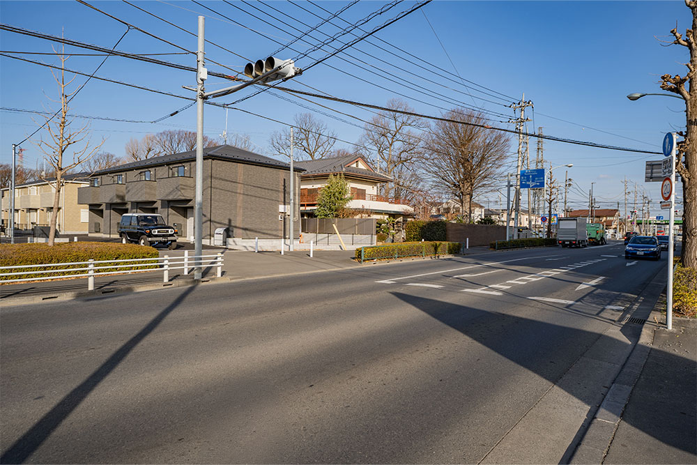 前面道路の様子