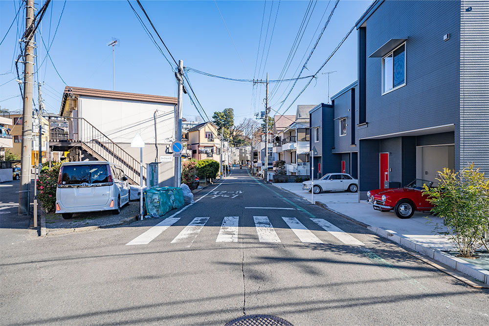 前面道路の様子