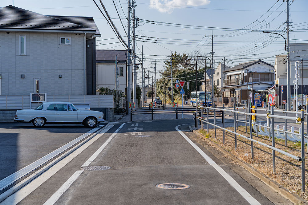 前面道路の様子