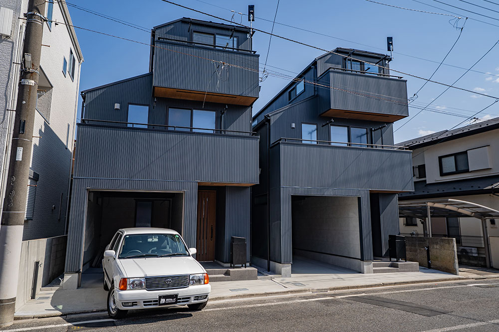 専有面積123.06㎡の3階建て戸建物件