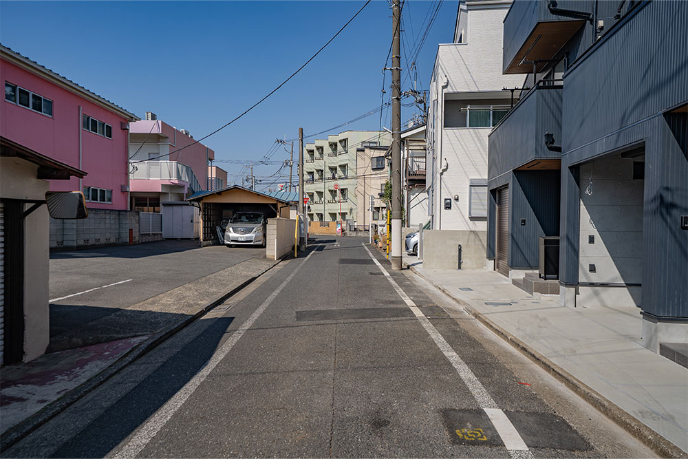 前面道路の様子