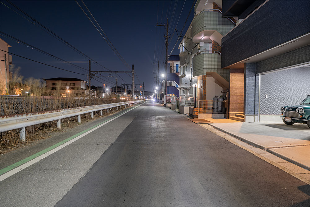 前面道路の様子