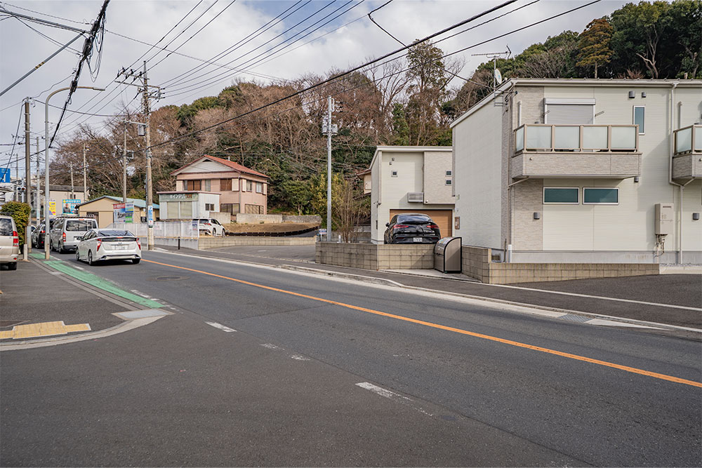 前面道路の様子