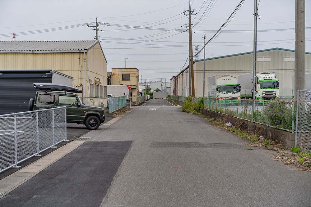前面道路の様子