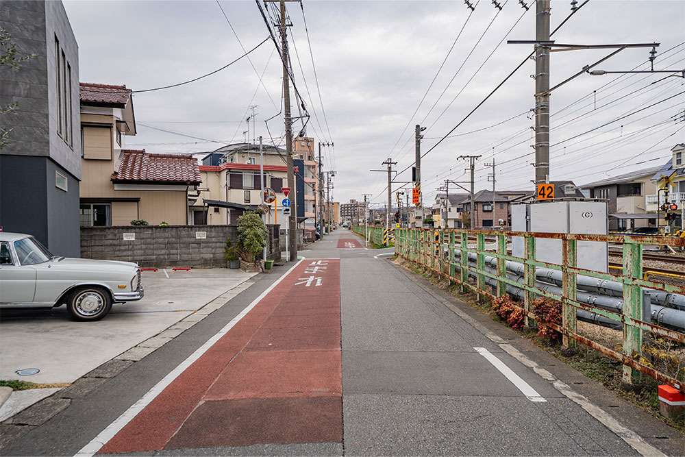 前面道路の様子